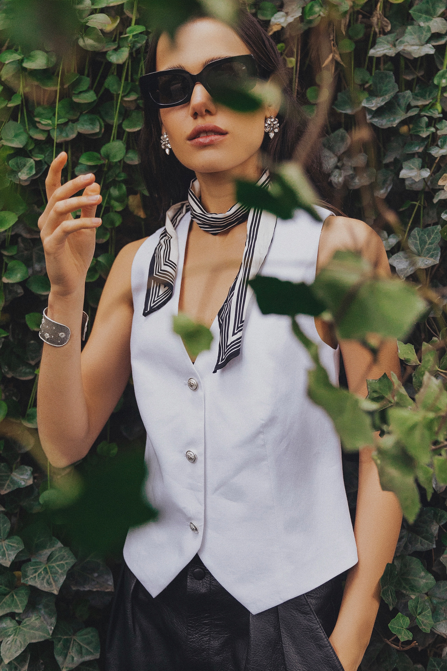 GILET BLANC